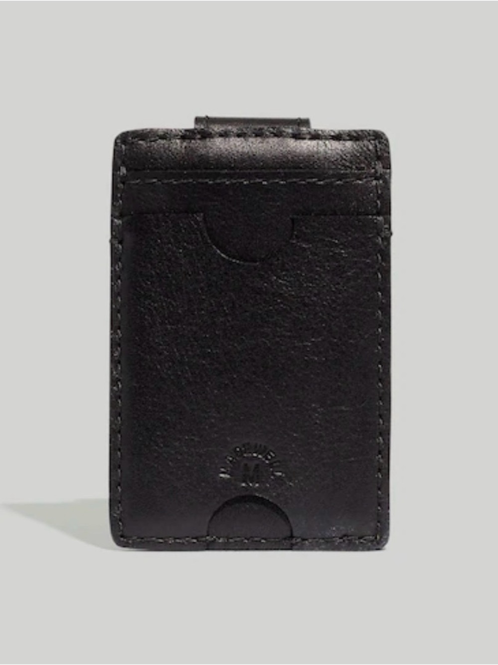 NWT MADEWELL Leather Card Case with Magnet